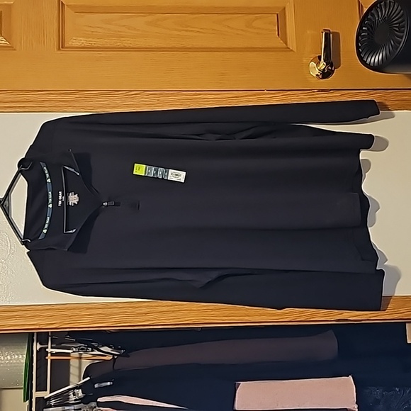 Tek Gear Black Quarter Zip Pullover NWT - Picture 1 of 6